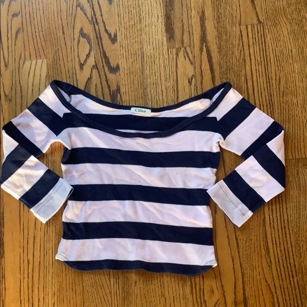 Chloe Cropped Off The Shoulder Top